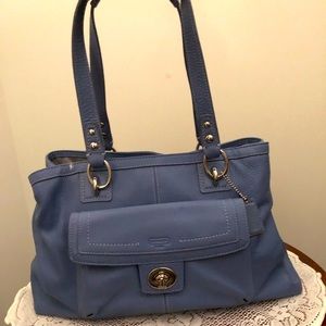Gently used super soft leather Coach bag.